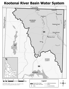 Boundary Map of Basin 98