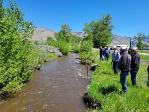 Big Timber Creek stream gage (PC: IDWR)