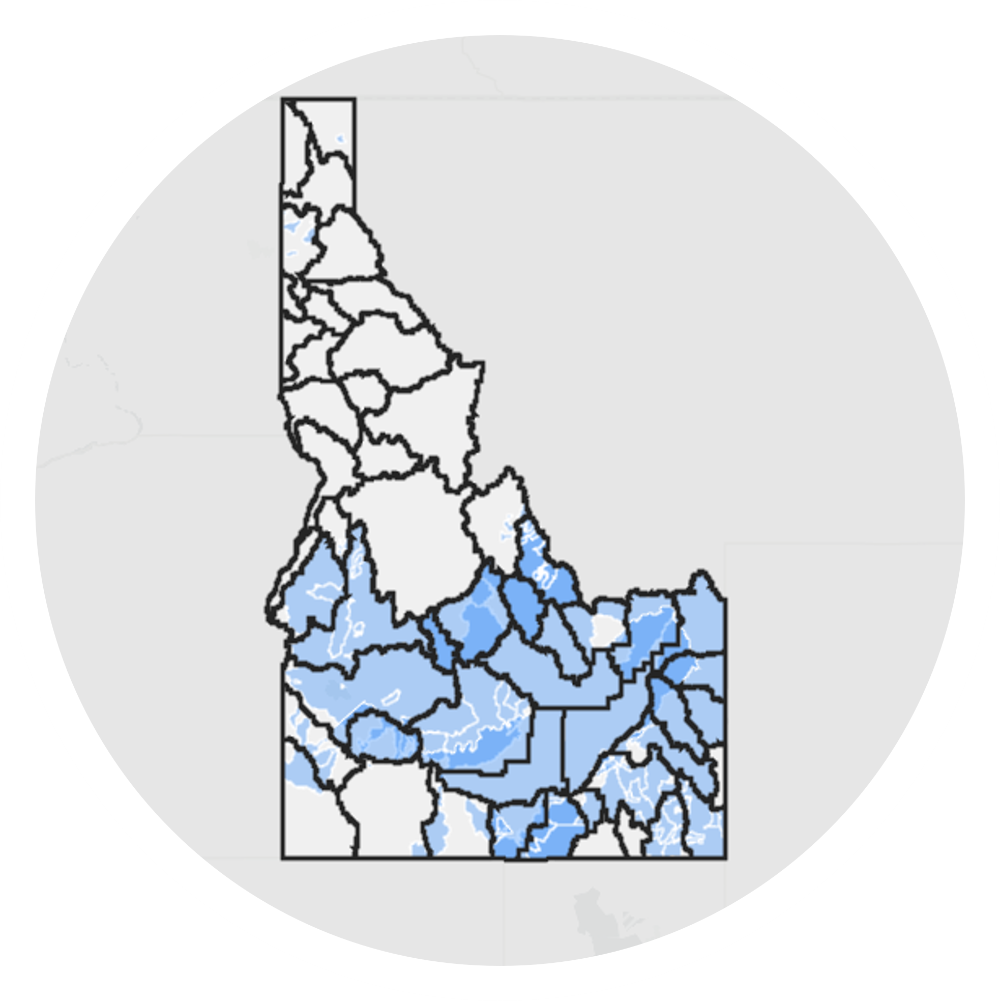 Idaho Water Curtailment 2025 Map - Brandon Ferguson