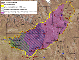 Map of the Potential Curtailment Areas